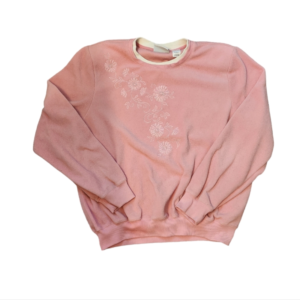 Alfred Dunner size large fleece sweater!